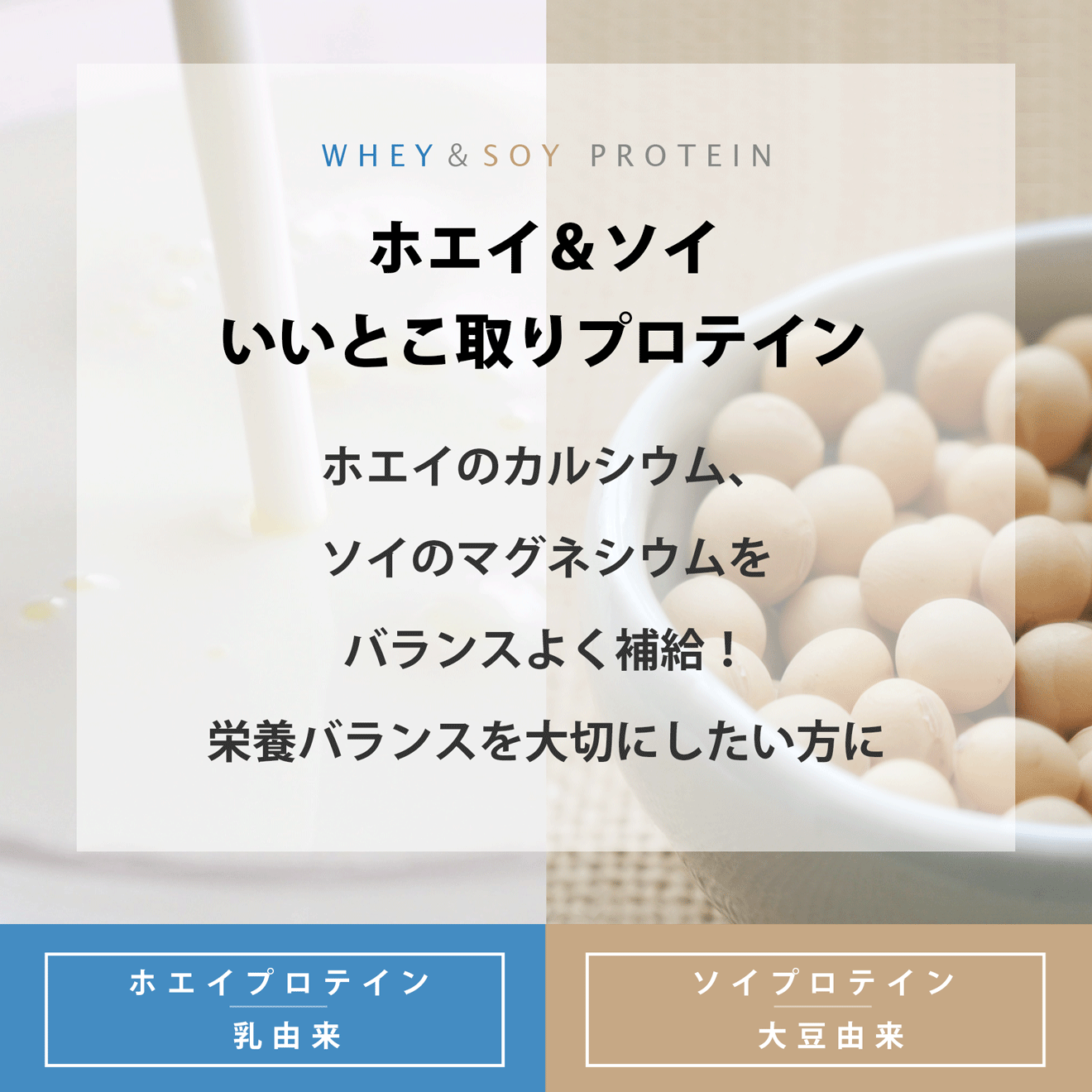 ［定期商品］Welina.プロテイン フレーバー1: 黒蜜きなこ味, フレーバー2: 黒蜜きなこ味