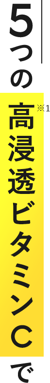 5つの高浸透ビタミンCで
