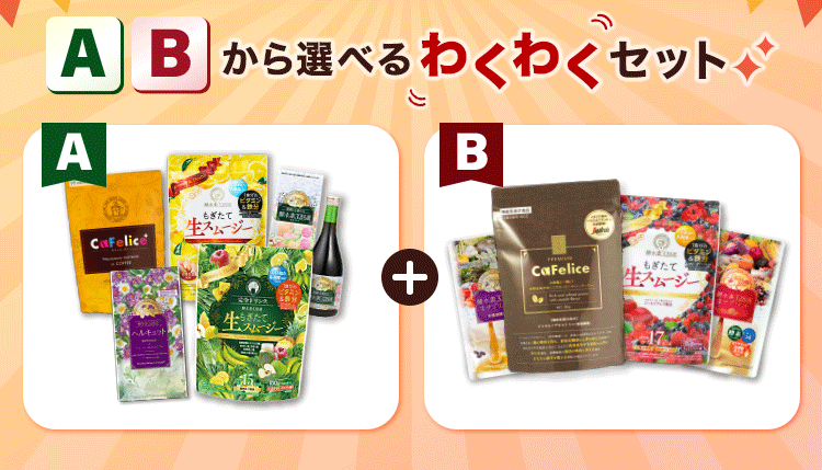 A、Bから選べるわくわくセット