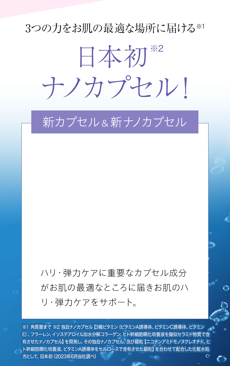 日本初のナノカプセル
