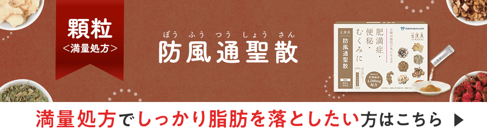 防風通聖散＜満量処方＞