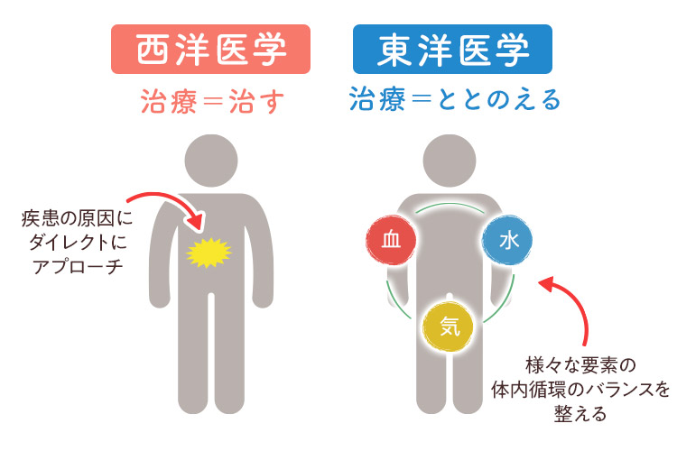 東洋医学と西洋医学の違い