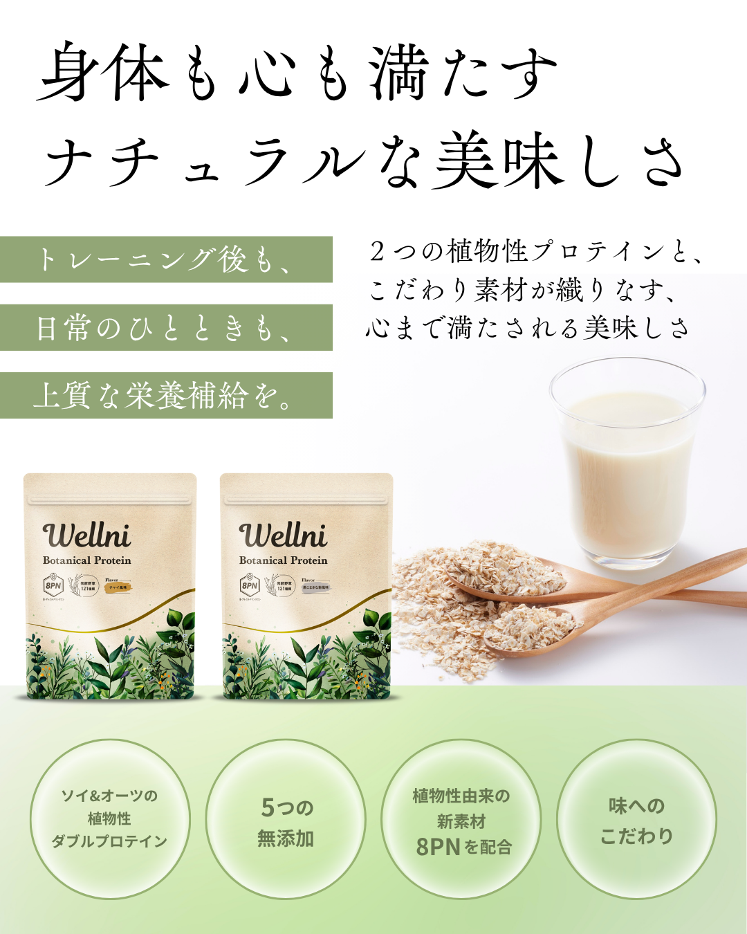 ボタニカルプロテイン 黒ごまきな粉風味