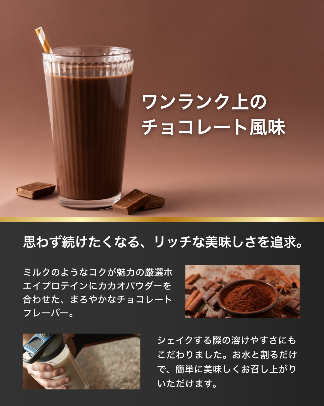 プロテイン チョコレート 1kg