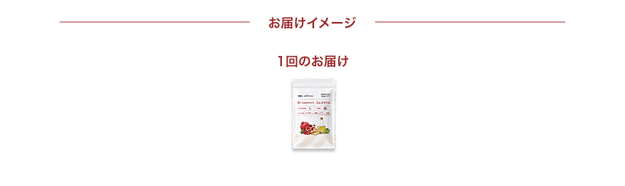 単品購入 お届けイメージ