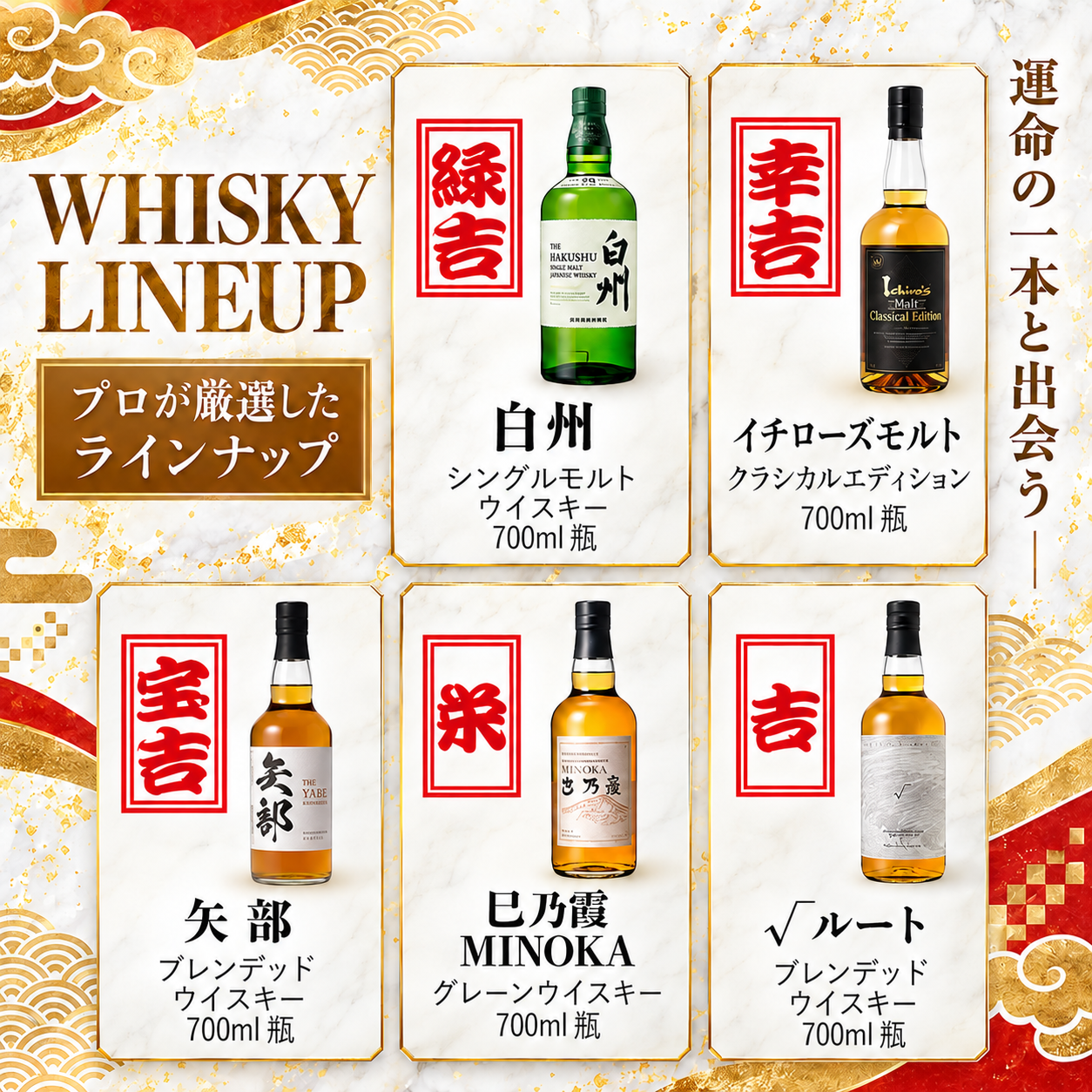 ウイスキーみくじ 1年プレミアムパス