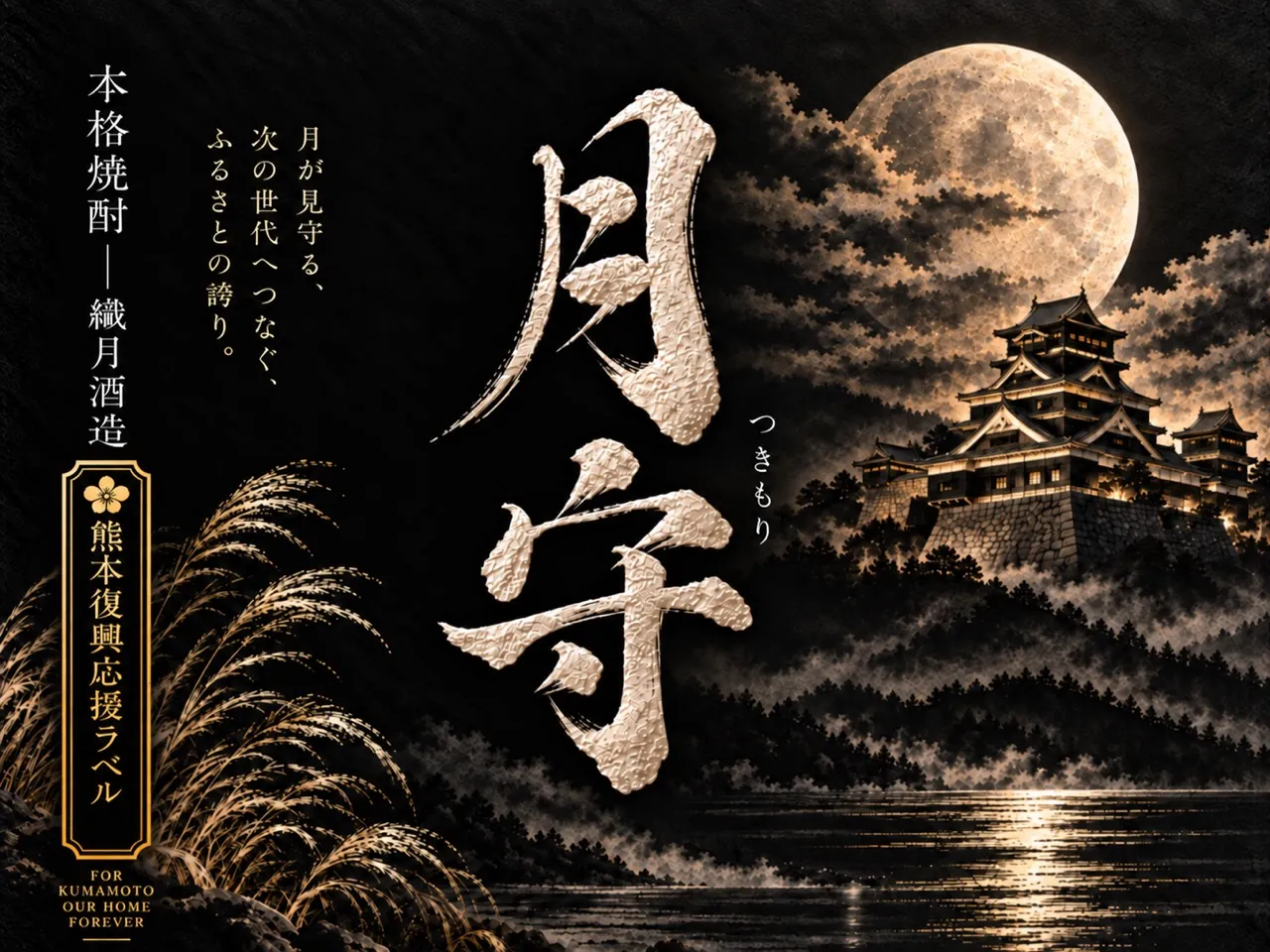 月守 熊本復興応援ラベルの提供原画