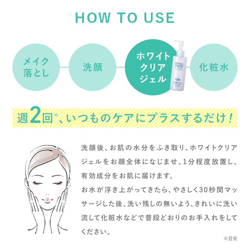 ホワイトクリアジェル 200g【送料無料】