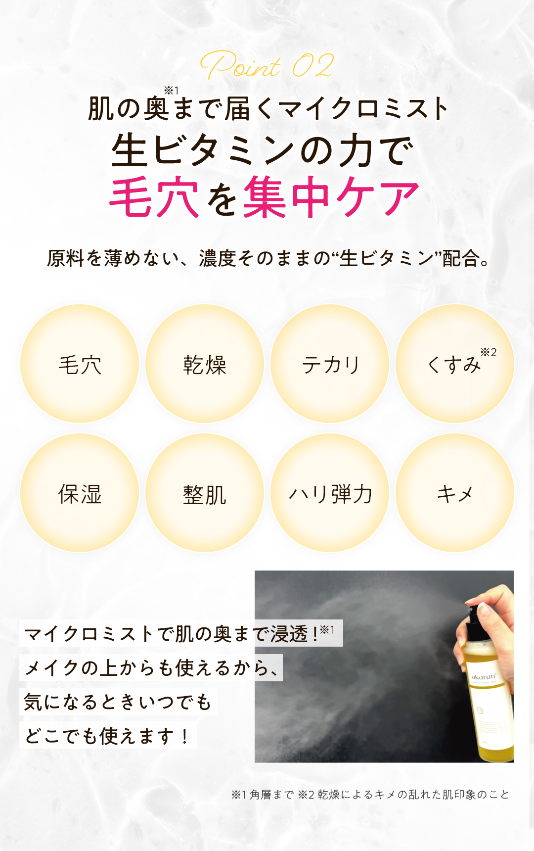 アカランプラス リンクルリペアミスト