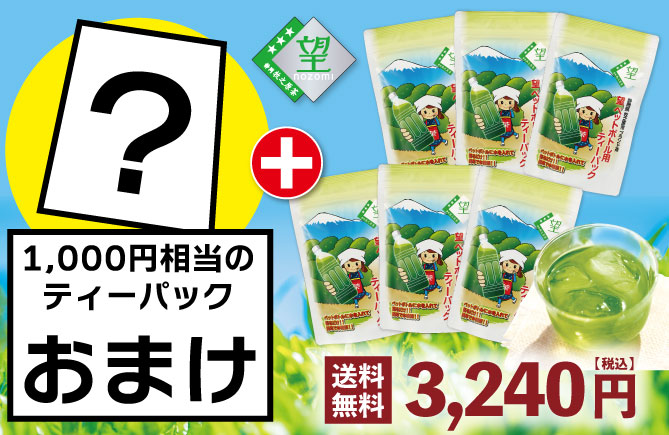 望銀印ペットボトル用6袋+ティーパックおまけ