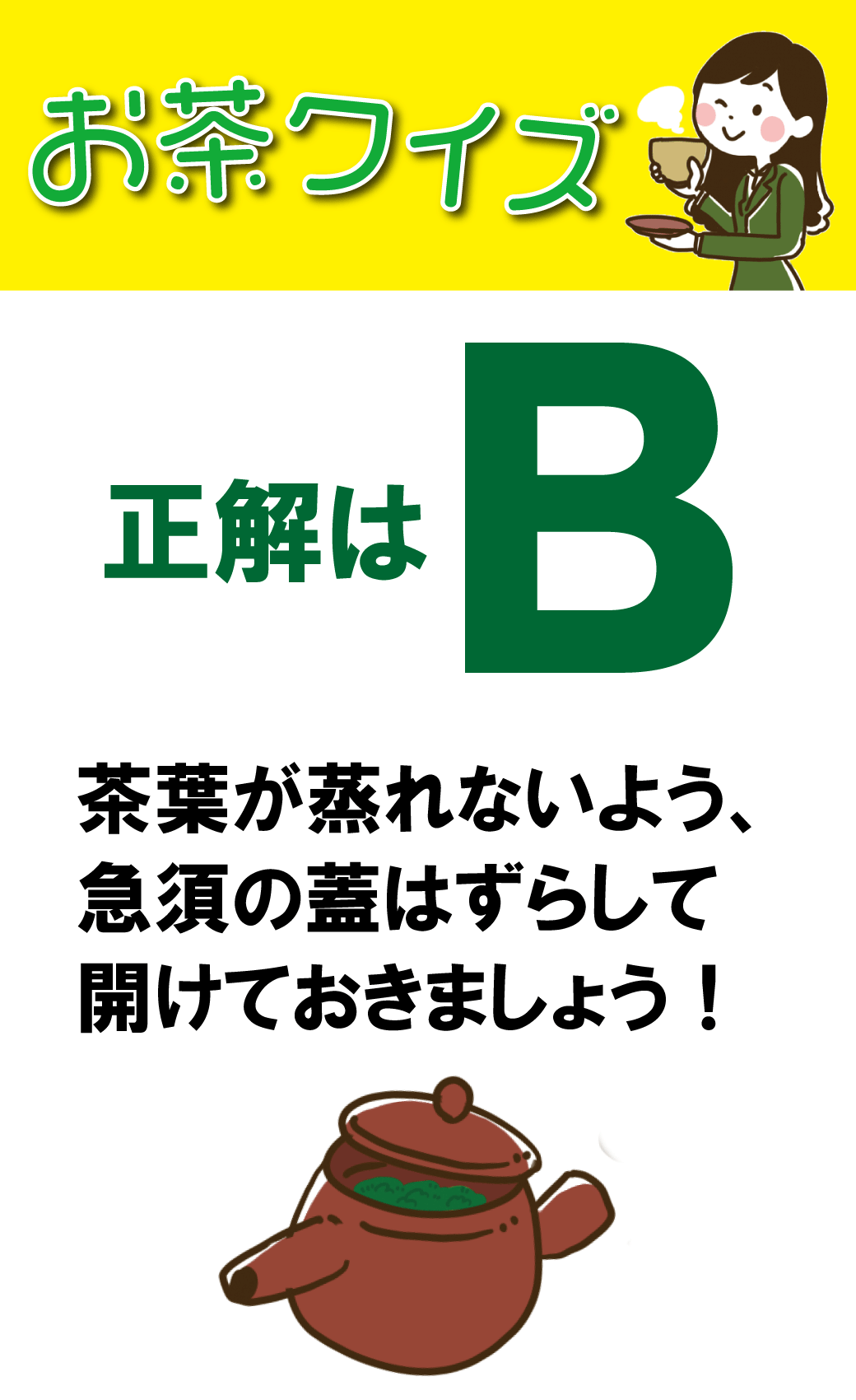 お茶クイズ答え