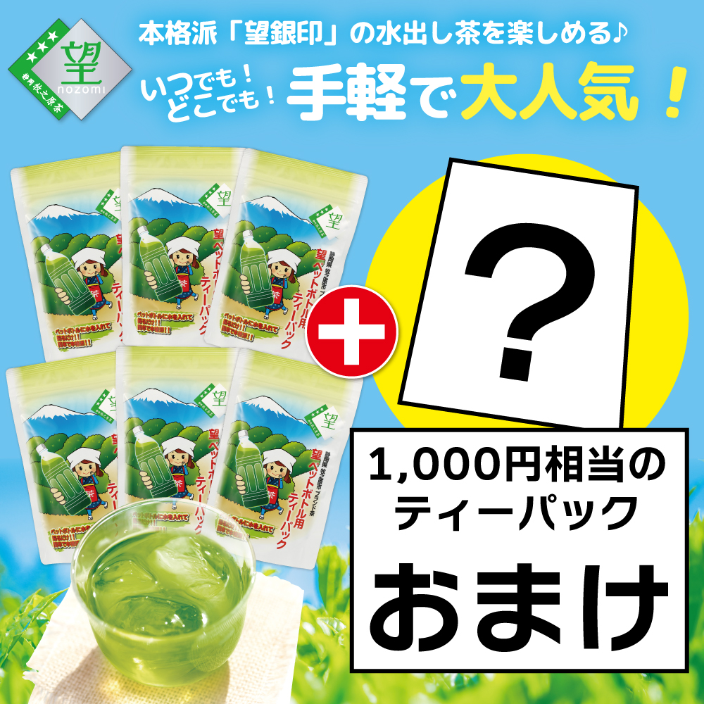 望銀印ペットボトル用6袋+ティーパックおまけ