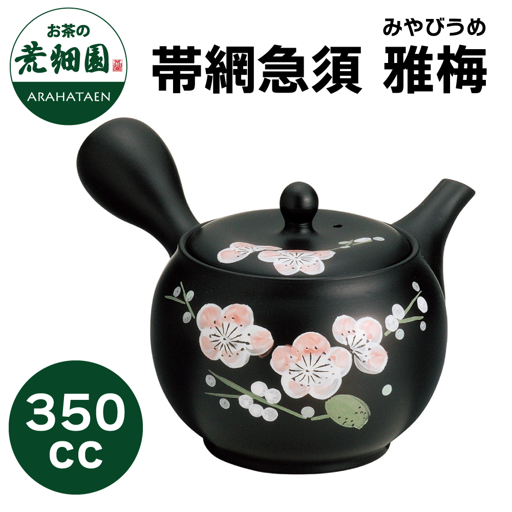 帯網急須　雅梅　350cc　