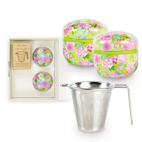 初摘蔵出し茶・茶こし箱入　