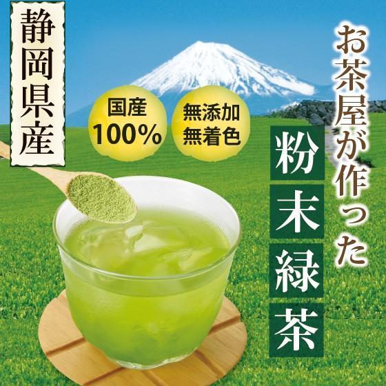お茶屋が作った粉末緑茶　