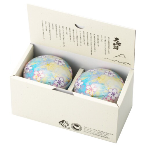 大地の旬 ビードロブルー缶2本箱入　