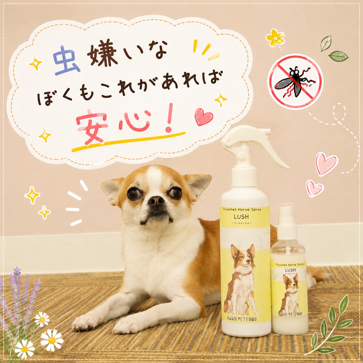 【虫除けスプレー】ラ・シュッシュ300ml