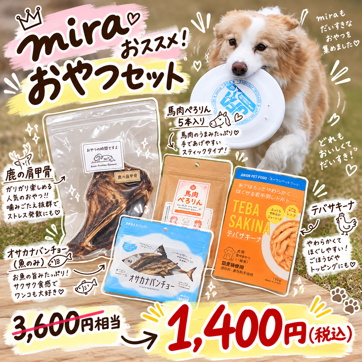 ミラ14歳セット1,400円