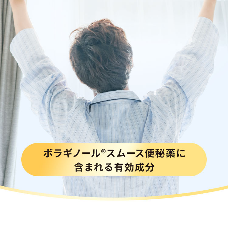 ボラギノール®スムース便秘薬に含まれる有効成分