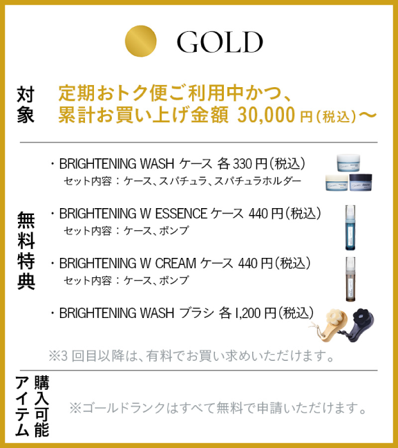 GOLDランクのイメージ