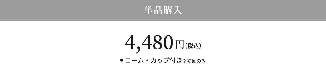 単品コース