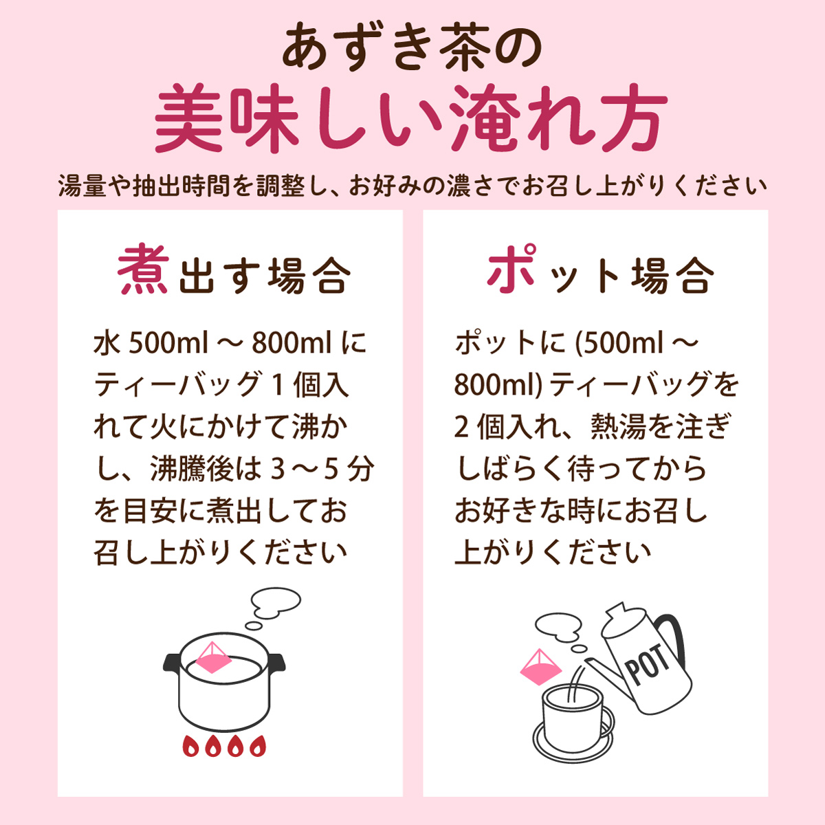 【定期便】国産 あずき茶 ティーバッグ (4g×50包)