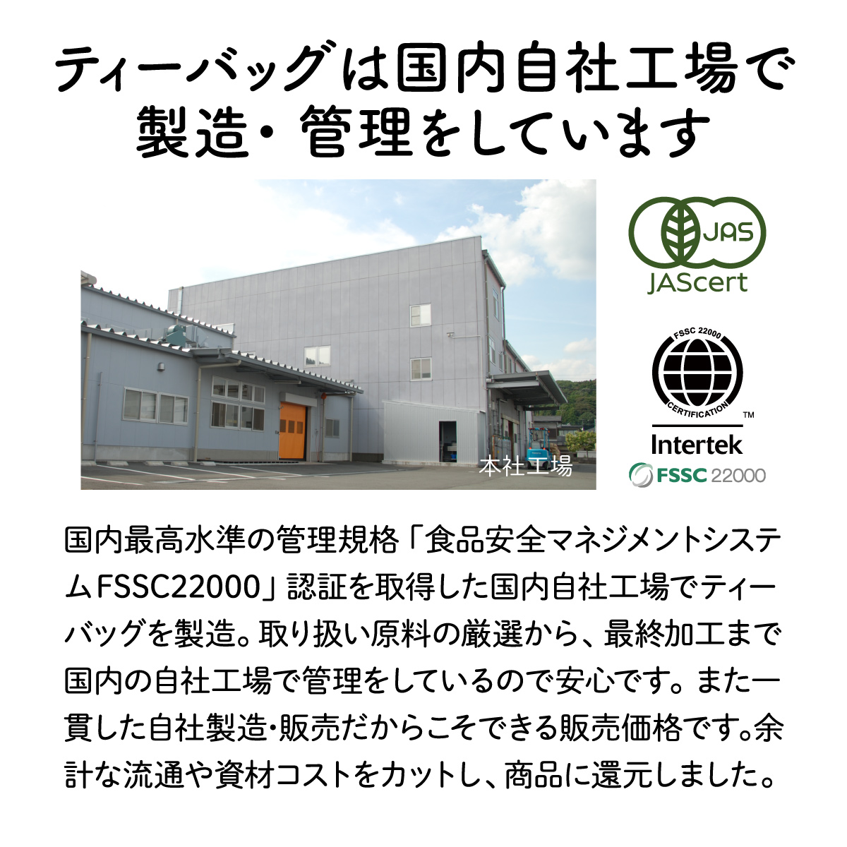 お徳用 抹茶入り深蒸し茶 ティーバッグ (2.5g×100包)