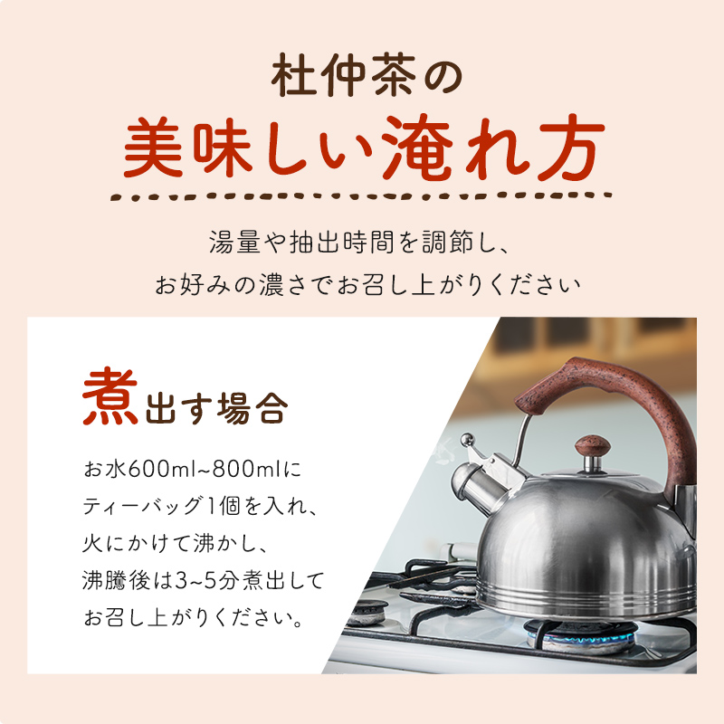 【定期便】オーガニック 国産 杜仲茶 ティーバッグ (2.5g×50包)