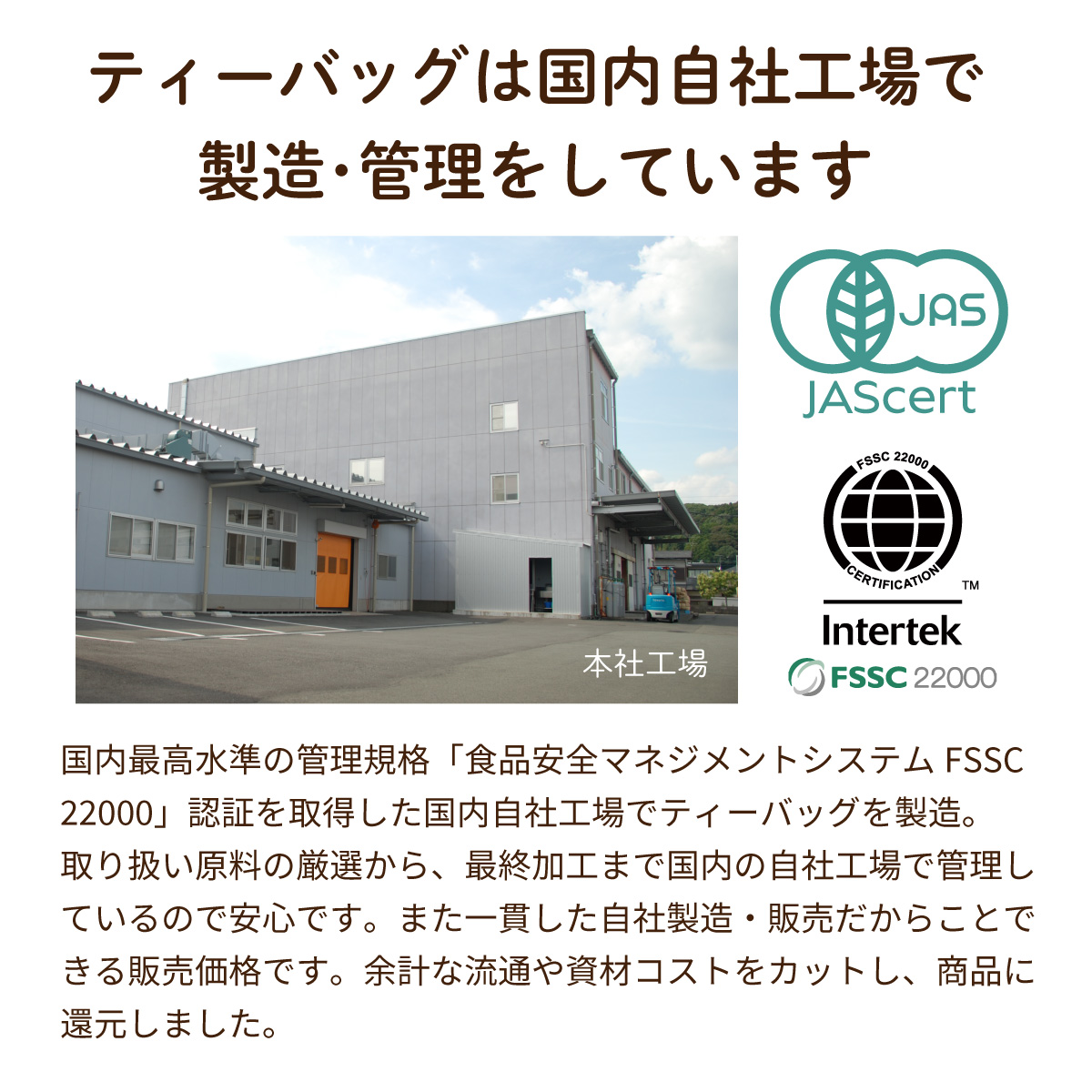 オーガニックグリーンルイボスティー ティーバッグ (2g×100包)