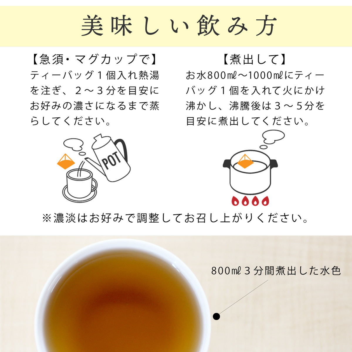 【定期便】国産 どくだみ茶 ティーバッグ (3g×50包)