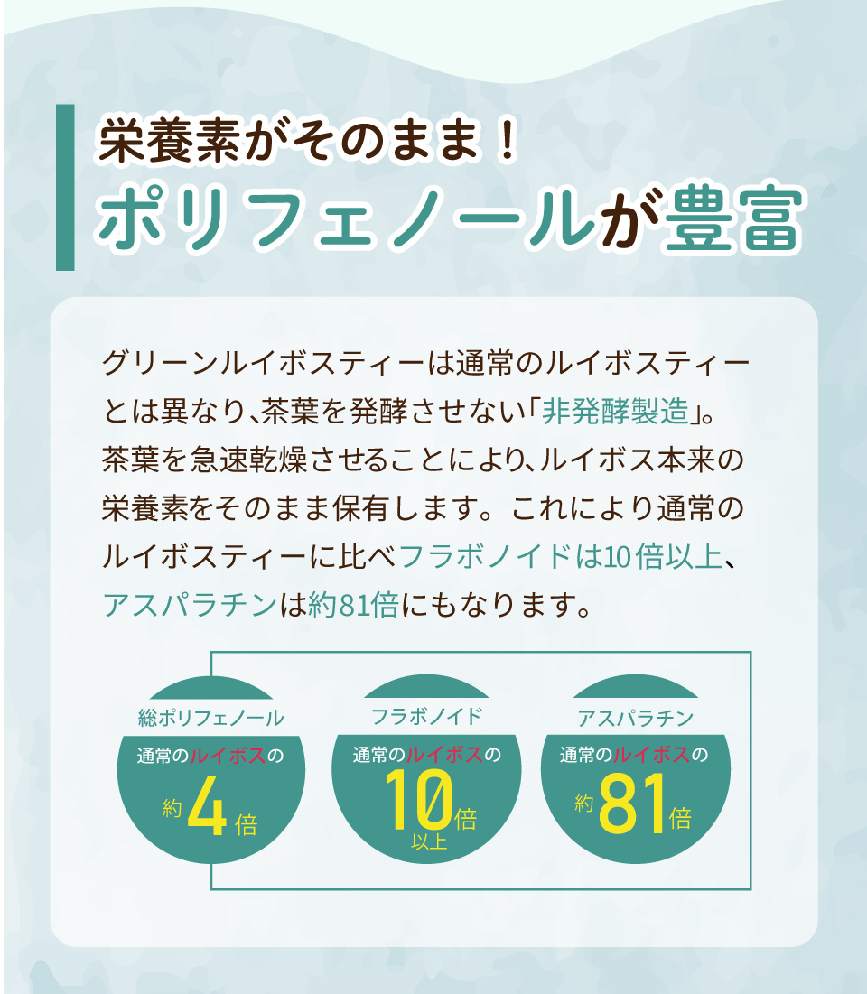 栄養素がそのまま！ポリフェノールが豊富