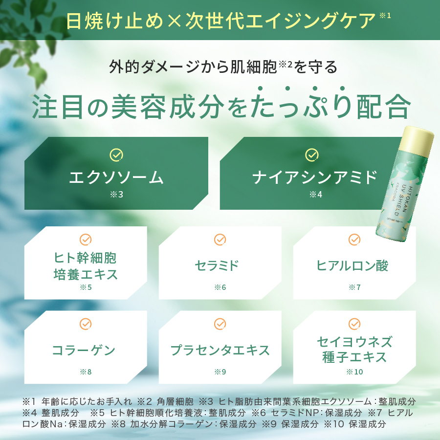 【15%OFF】HITOKAN UVシールド3本セット_2604scp