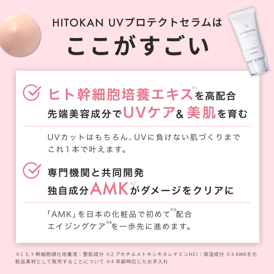 <10%OFF>HITOKAN UVプロテクトセラム