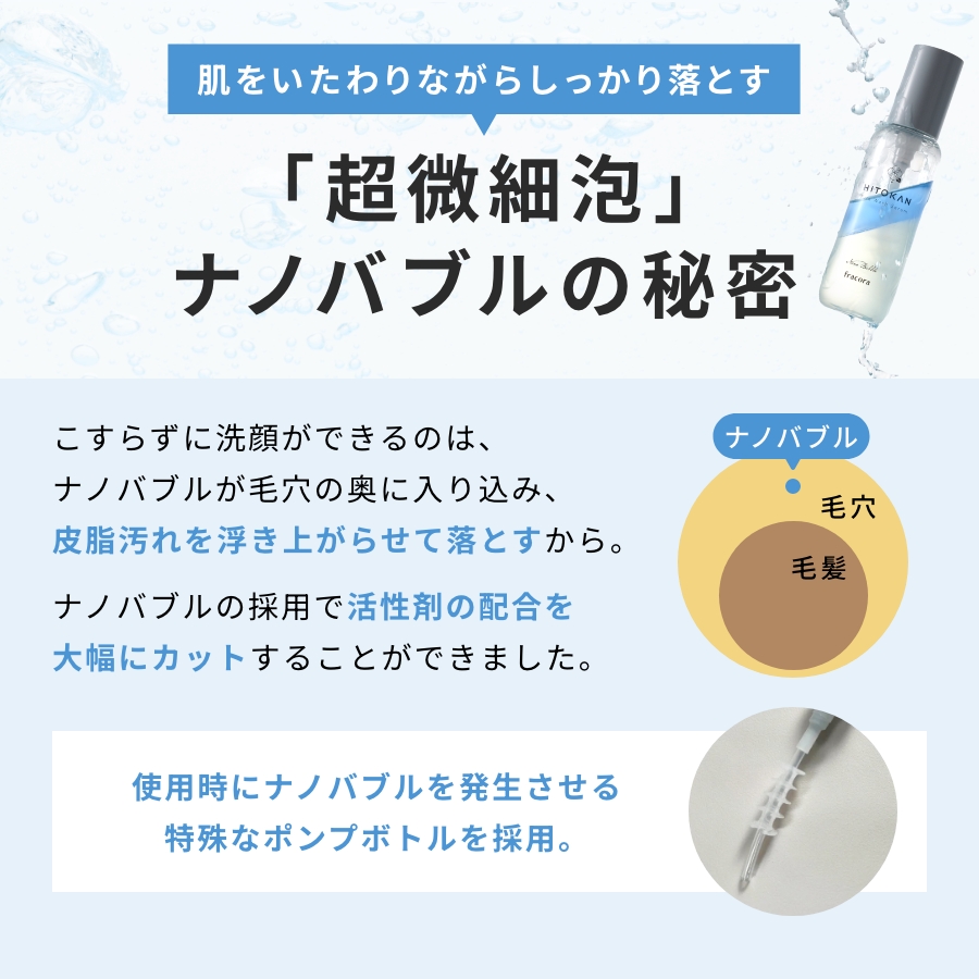 【10%OFF】HITOKAN ポアウォッシュセラム_2607cp