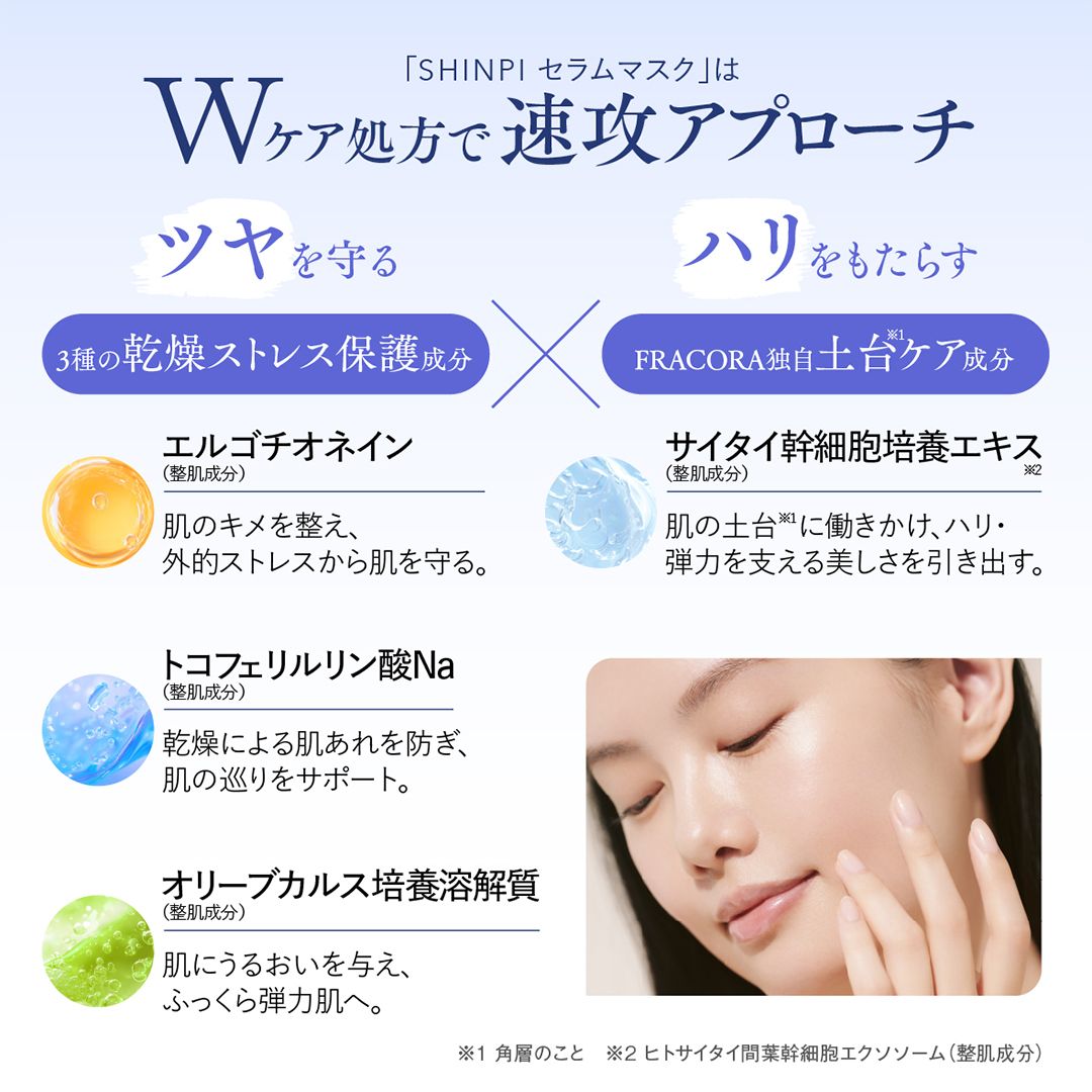 FRACORA SHINPI® セラムマスク