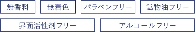 自社基準による6つのフリー