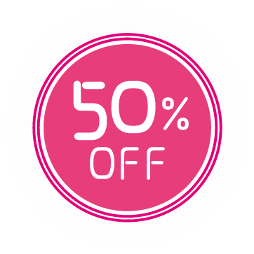 50%OFF