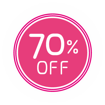 70%OFF