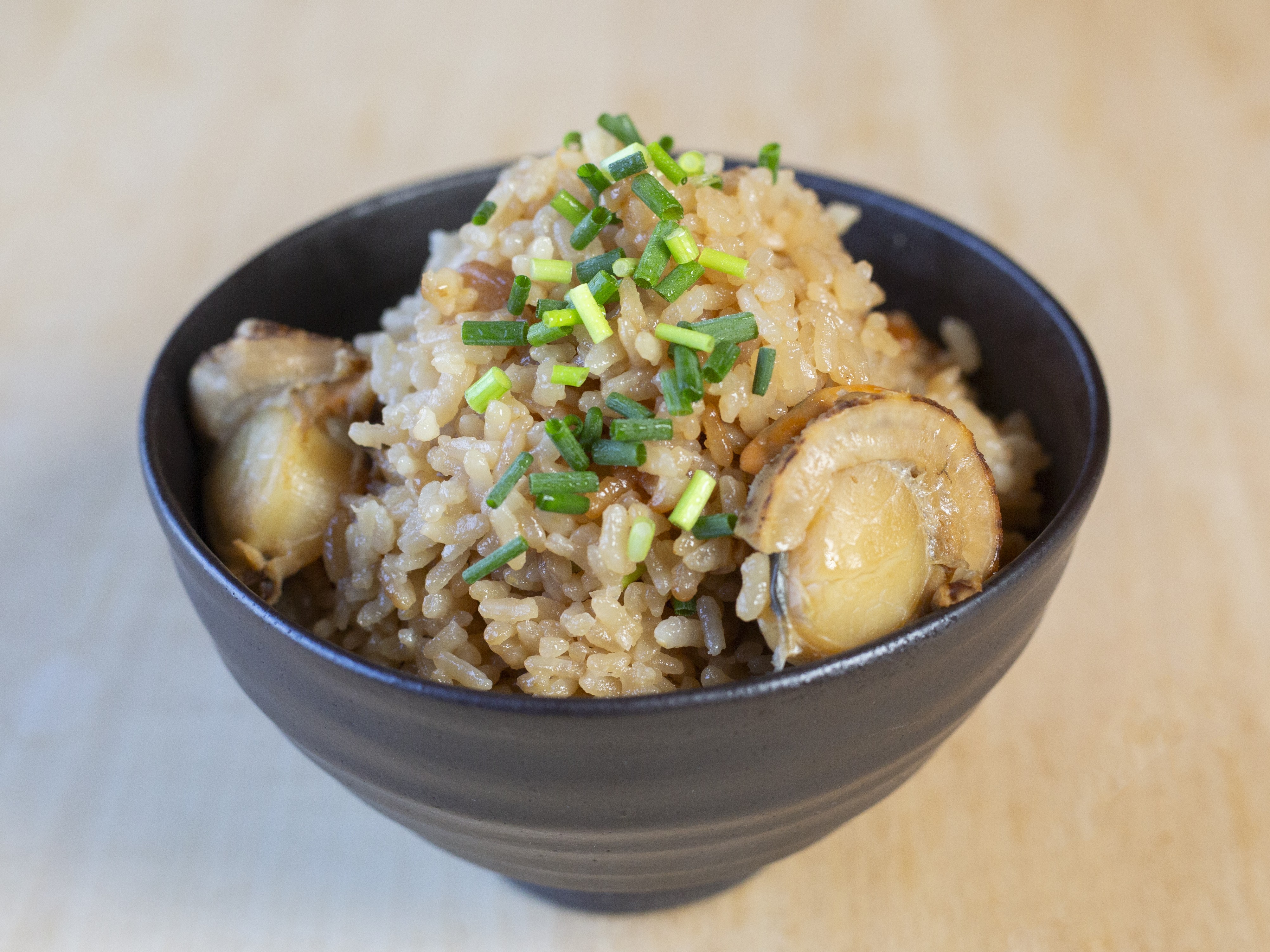 帆立の炊き込みごはん