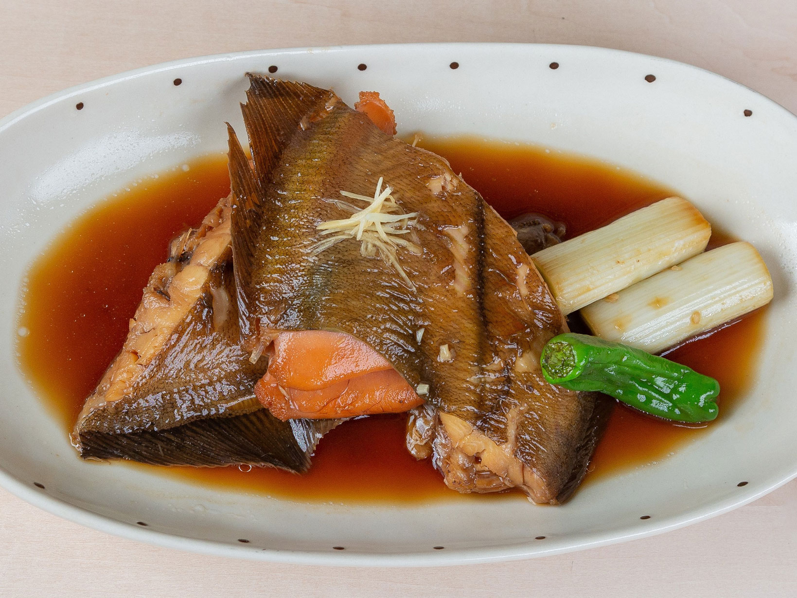 赤鰈の煮付け