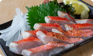 金目鯛の刺身