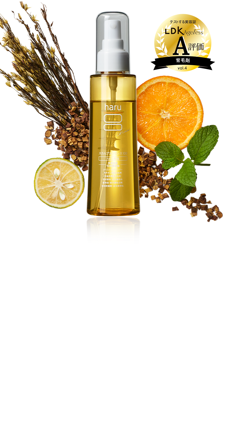 だから、抜け毛を防いで育毛・発毛促進