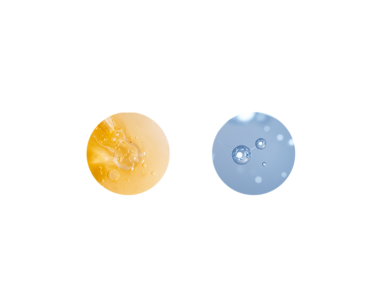 2つの美容成分に含まれるビタミンC誘導体が髪のうるおいを底上げし、アミノ酸を補い芯からしなやかな美髪へ