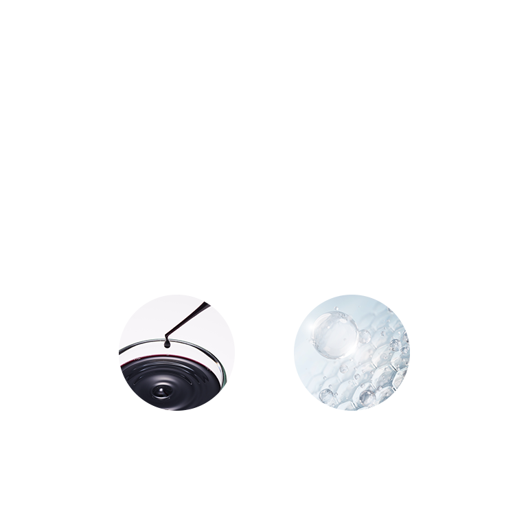 ヘアケア業界で長く重宝されるヘマチンがダメージを受けた髪内部に浸透し、ハリ・コシのある美髪へ導きます。さらに、浸透型ヒアルロン酸※も配合。うるおい溢れるしなやかな美髪へ導きます。