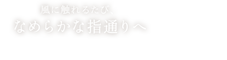 風に触れるたび、滑らかな指通りへ プロ仕様のドライヤーでサロン帰りの仕上がりをご自宅でも