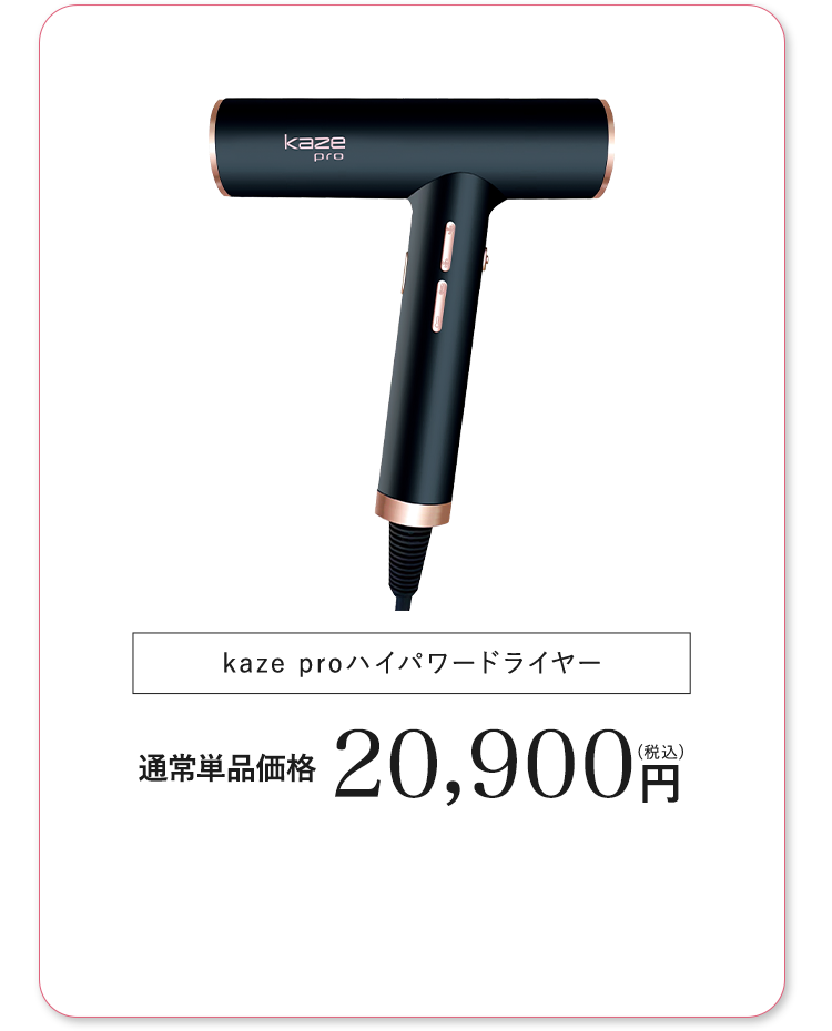 kaze proハイパワードライヤー