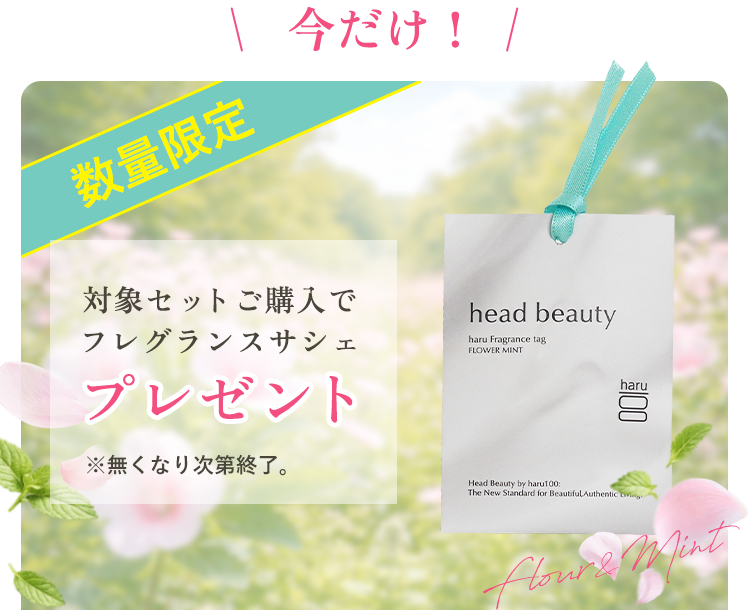 対象セットご購入でフレグランスサシェプレゼント