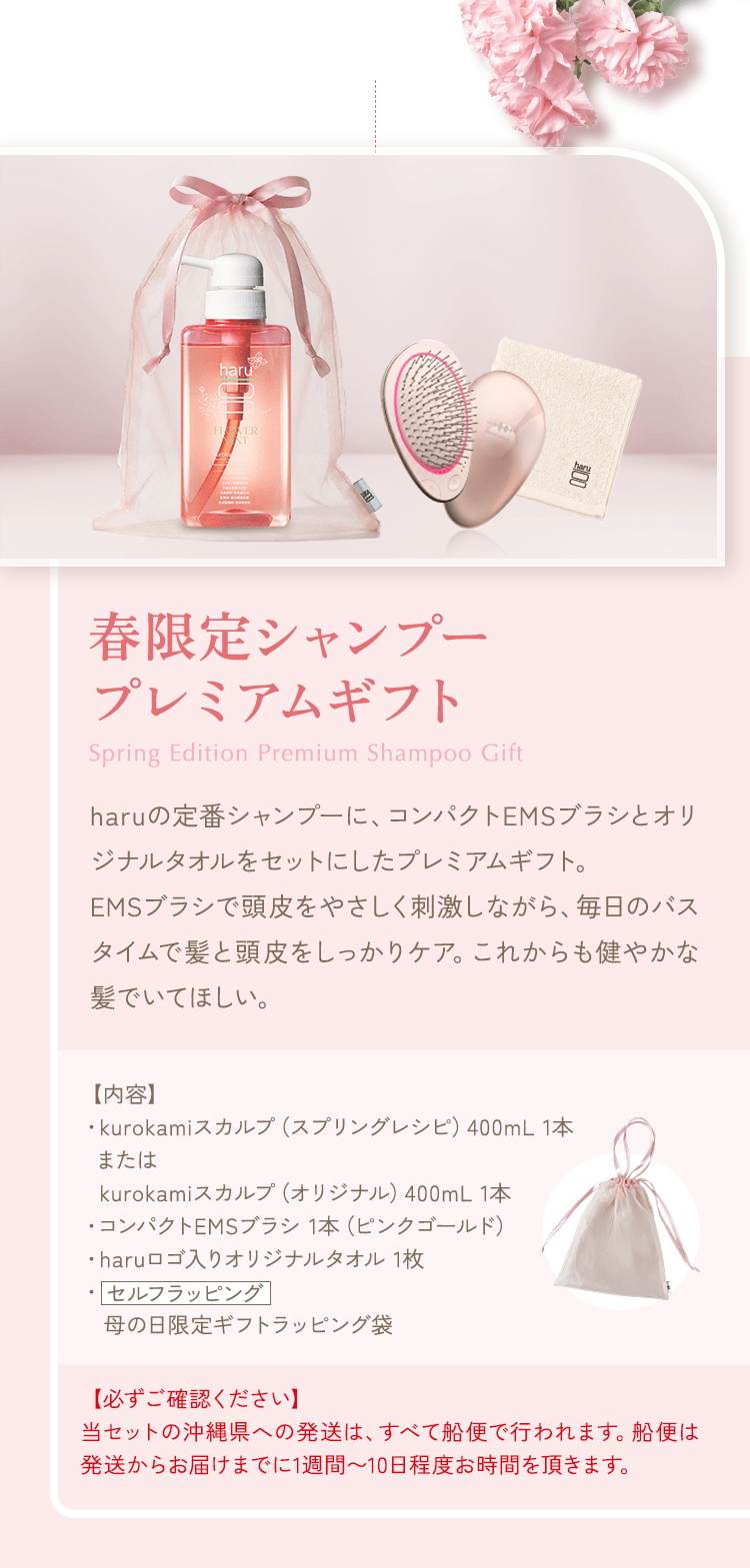 春限定シャンプープレミアムギフト