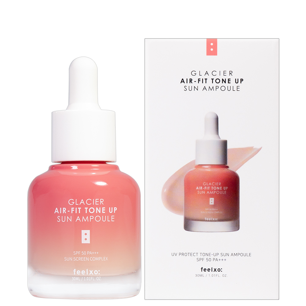 【4個セット・特別価格】feelxo（ピルソ） グラシアエアフィット トーンアップサンアンプル 30ml × 4本