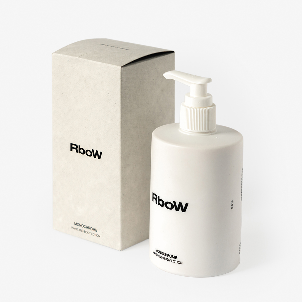 RboW（アールボウ）ハンド＆ボディローション - MONOCHROME モノクローム（ヘアパフュームミスト 2.7mL付き）